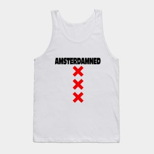 Amsterdamned Cross Tank Top